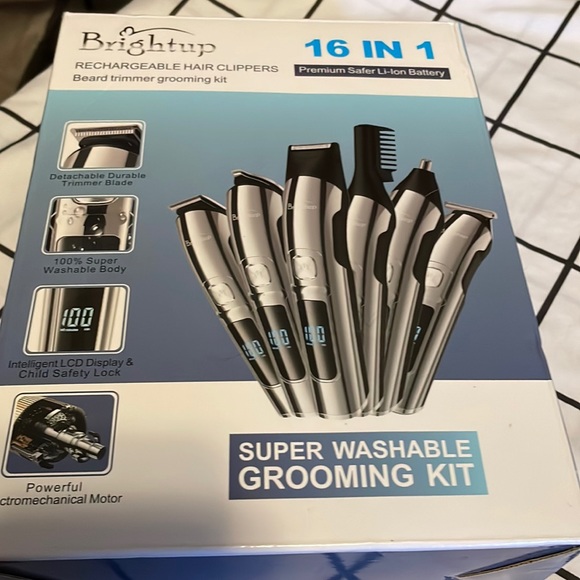 Brightup Other - New Never used Brightup Rechargeable Hair Clippers Beard Trimmer Grooming Kit